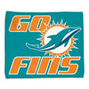 Miami Dolphins Towel 15x18 Rally Style Full Color - WinCraft