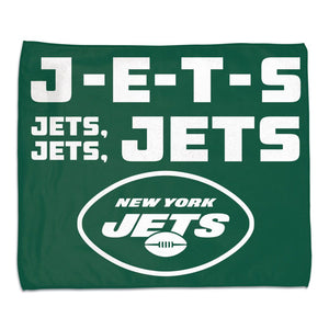 New York Jets Towel 15x18 Rally Style Full Color - WinCraft
