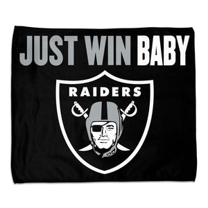 Las Vegas Raiders Towel 15x18 Rally Style Full Color - WinCraft