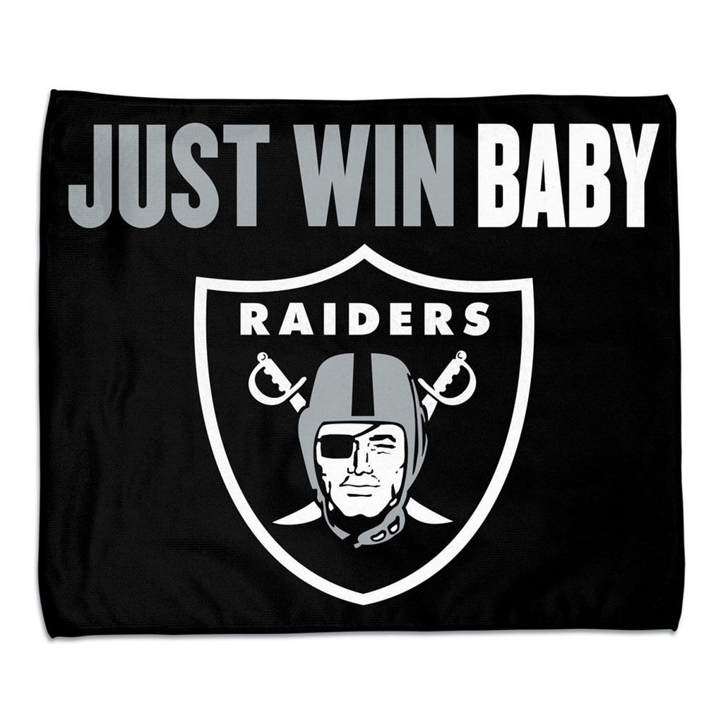 Las Vegas Raiders Towel 15x18 Rally Style Full Color - WinCraft