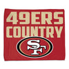 San Francisco 49ers Towel 15x18 Rally Style Full Color Style - WinCraft
