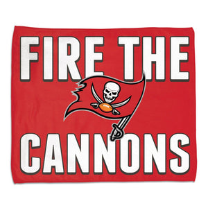Tampa Bay Buccaneers Towel 15x18 Rally Style Full Color - WinCraft