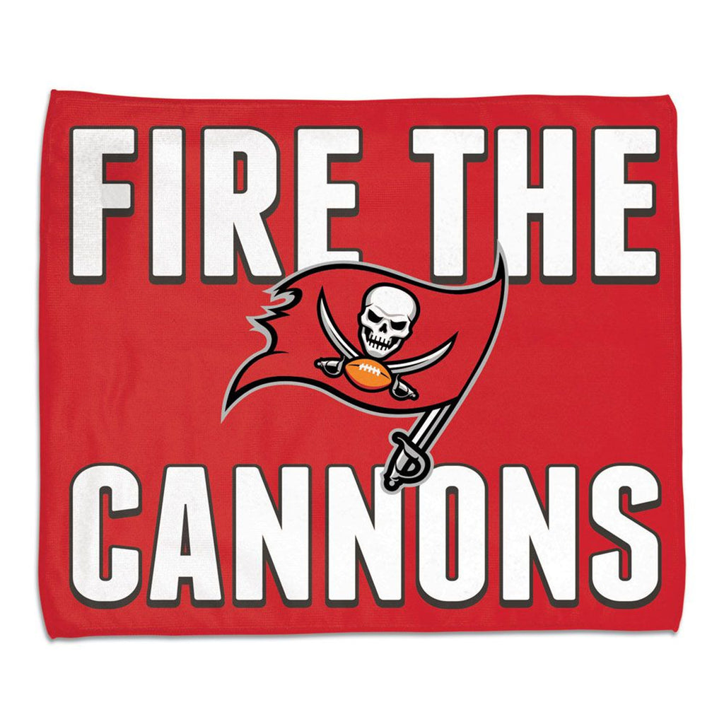 Tampa Bay Buccaneers Towel 15x18 Rally Style Full Color - WinCraft
