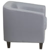 Gray LeatherSoft Lounge Chair - Flash Furniture