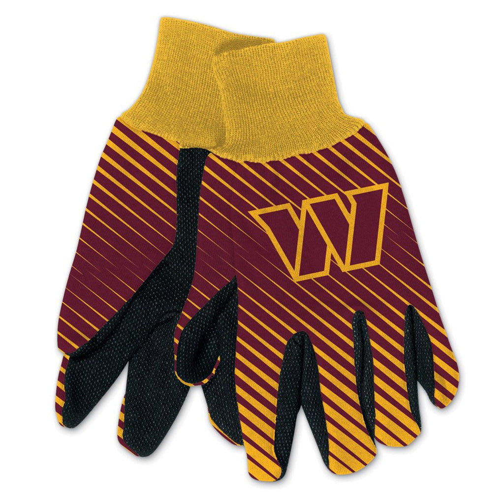 Washington Commanders Gloves Two Tone Style Adult Size - WinCraft