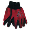 Arizona Diamondbacks Gloves Two Tone Style Adult Size - WinCraft