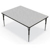 Activity Table - 48''X60'' Rectangle - Fusion Maple Top Surface - Black Edgeband - BALT