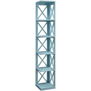 Oxford 5 Tier Corner Bookcase - Convience Concept, Inc.