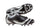 Acacia STYLE -37-705 Thunder Soccer Shoes - Black and Silver  10.5Y