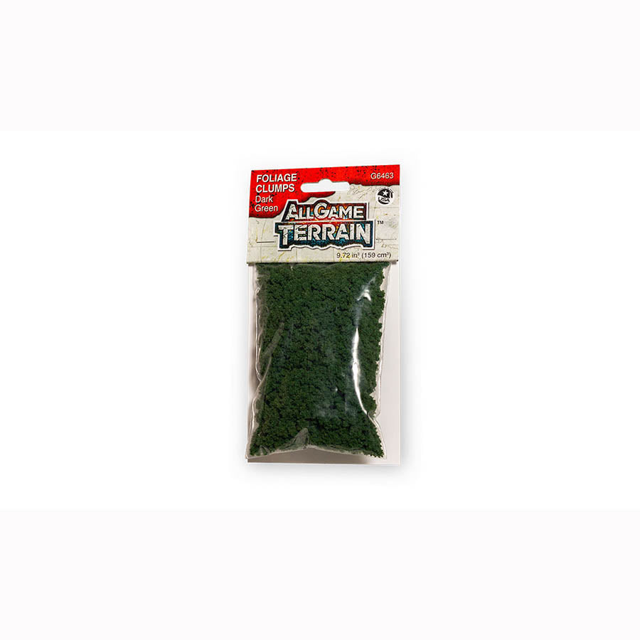 Woodland Scenics -  All Game Terrain Dark Green Foliage Clumps