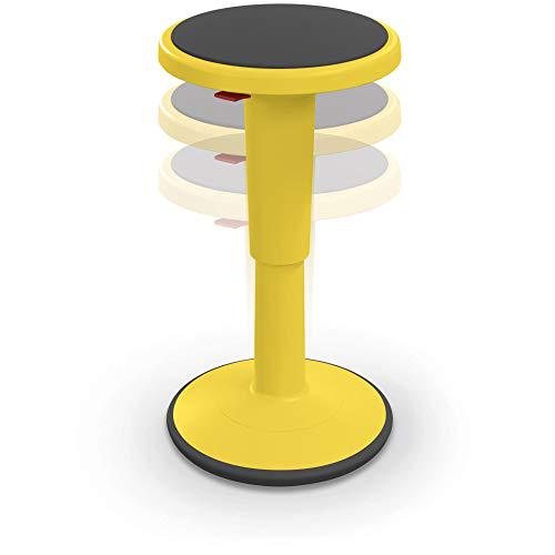 Hierarchy Height Adjustable Grow Stool- Short Stool (Yellow) - BALT