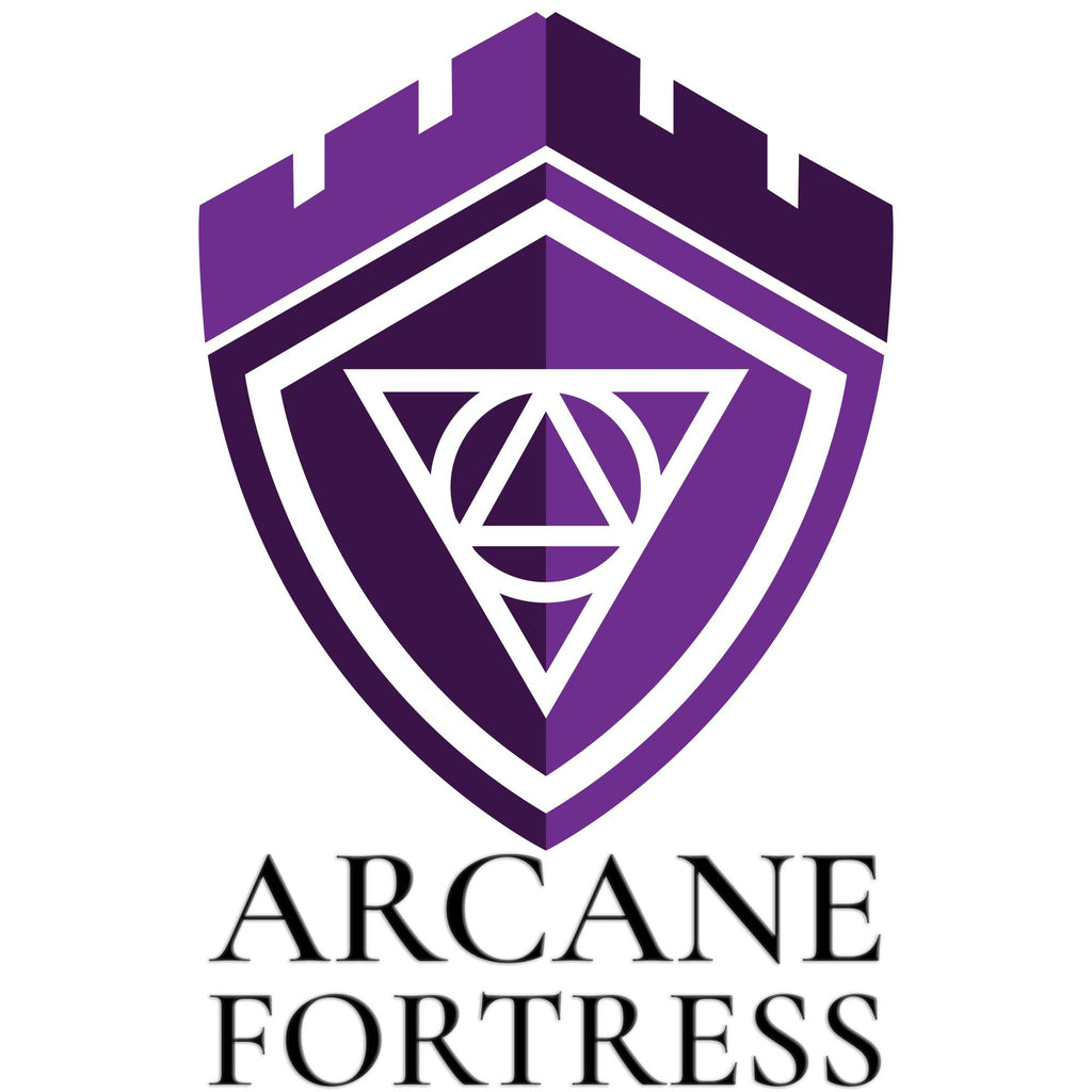 Arcane Fortress: Solid Color: Radiant 100+ Blue Deluxe Deck Vault
