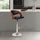 ArmenArtFurniture Armen Art Furniture LCMASWBABLWA Malibu Swivel Barstool In Black PU