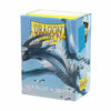 Arcane Tinmen -  Dragon Shield Sleeves: Matte Dual: Sky Blue And Silver (100Ct)