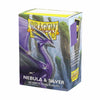 Arcane Tinmen -  Dragon Shield Sleeves: Matte Dual: Nebula And Silver (100Ct)