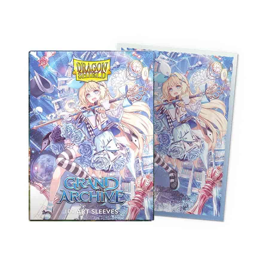 Arcane Tinmen -  Dragon Shield Sleeves: Matte Art: Grand Archive: Alice Golden Queen (100Ct)