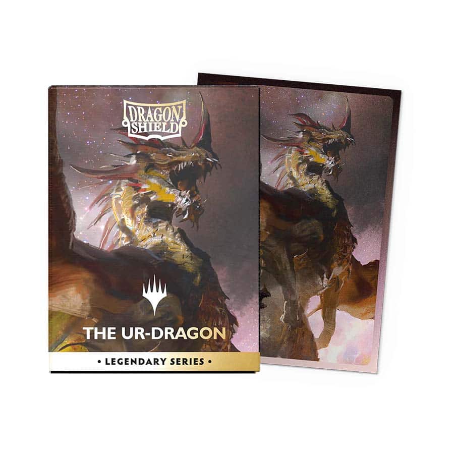 Arcane Tinmen -  Dragon Shield: Magic The Gathering: Legendary Series: Matte Dual Art (Standard Size Licensed Sleeves): The Ur-Dragon (100Ct)