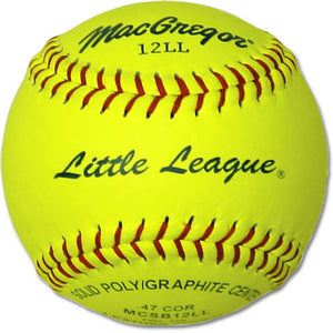Sport Supply Group MacGregor 12 Inch Little League Softball - 12 Pack