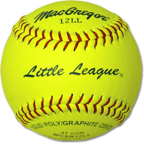Sport Supply Group MacGregor 12 Inch Little League Softball - 12 Pack