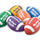 Macgregor Multicolor Footballs Prism Pack Jr Size