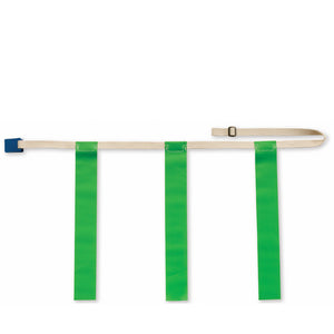 Sport Supply Group Triple Threat Flag Football Belts - Green - Small