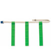 Sport Supply Group Triple Threat Flag Football Belts - Green - Small