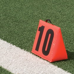 Pro Down 1249378 Solid Sideline Markers 5pc Set Football Field Equipment