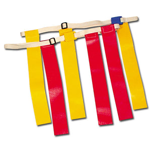 GameOver Triple Threat Flag Football Belts - Blue Small