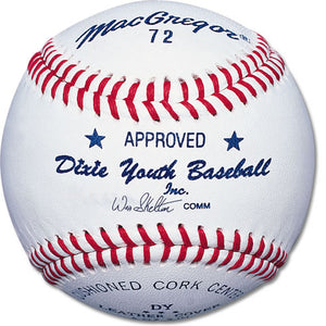 Macgregor MacGregor MCB72CXX #72 Official Dixie Youth Baseball