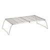 Brentwood  25 x 17 Inch Heavy Duty Stainless Steel Portable Folding Campfire Grill with Carry Bag