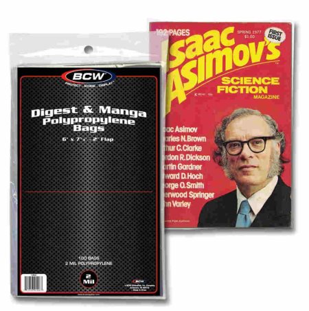 Comics And Art - Bcw Supplies: Bag - Manga/Reader's Digest (1-Bdig)