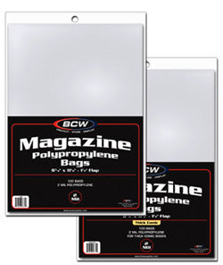 Bcw Supplies: Bags: Magazine Thick 8 7/8X11 100Ct (1-Mag-Thick)