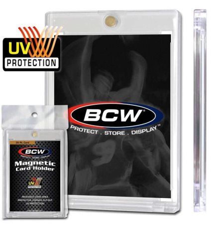 Bcw Supplies: Card Holder - Magnetic 35Pt Uv (1-Mch-35)