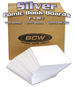 Comics And Art - Bcw Supplies: Backing Boards: 1000Ct. Silver Age Comic Bulk (1-Bbsil-Bulk)