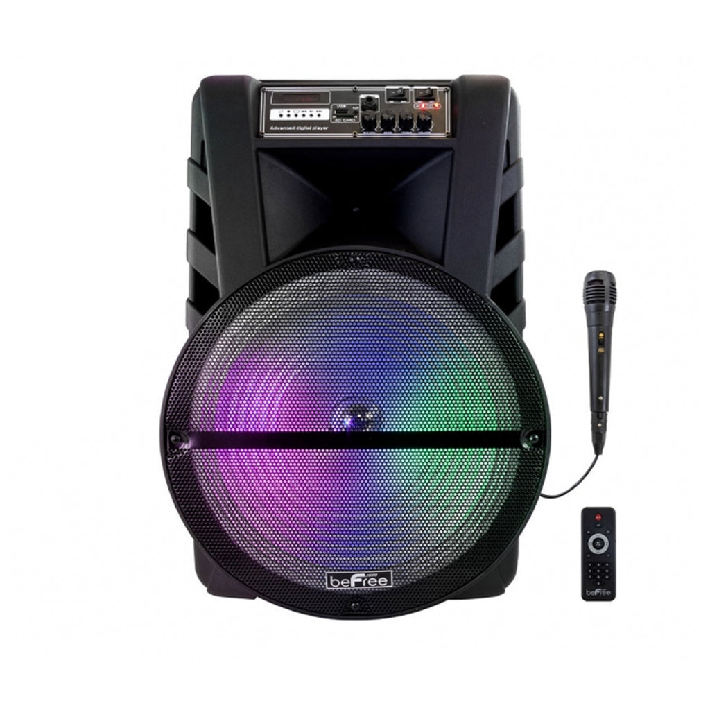 Befree Sound beFree Sound 15 Inch Bluetooth Portable Rechargeable Party Speaker with LED Lights