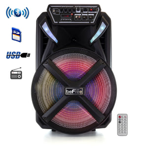 Befree Sound beFree Sound 15 Inch Bluetooth Portable Rechargeable Party Speaker