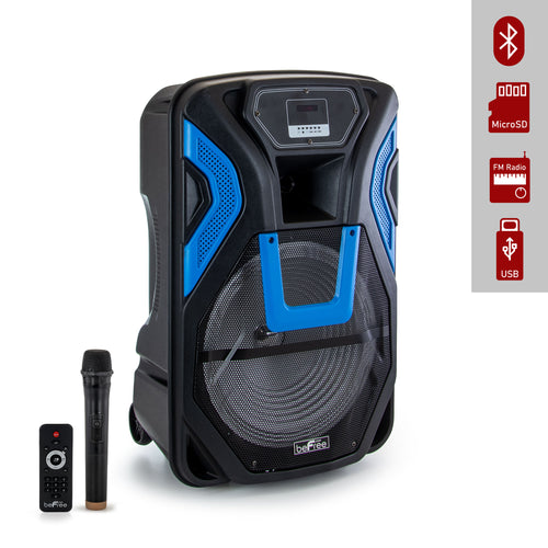 Befree Sound beFree Sound 15 Inch Rechargable Bluetooth PA Speaker System With SD/FM/USB - Factory Reconditioned
