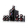 Befree Sound beFree Sound 5.1 Channel Bluetooth Surround Sound Speaker System- Red