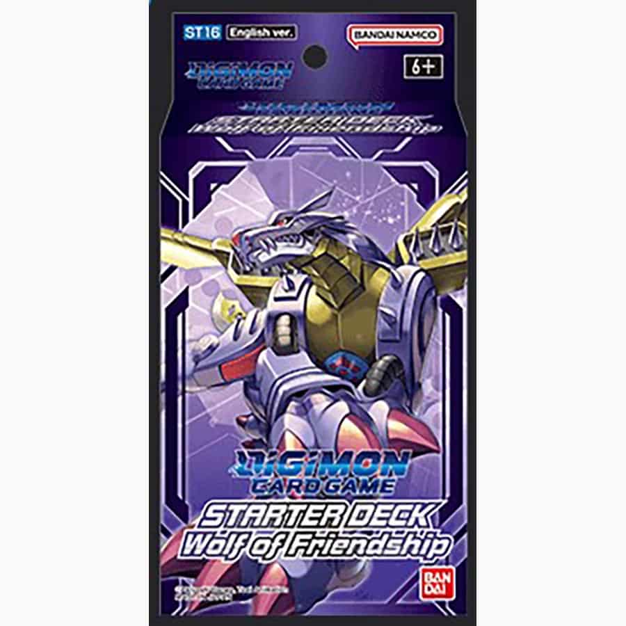 Bandai -  Digimon Card Game: Starter Deck: Wolf Of Friendship [St-16]