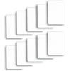 Brybelly Holdings GCUT-101-10 Set of 10 White Plastic Poker Size Cut Cards