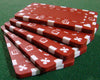 Brybelly Holdings PCB-2109 5 Red Rectangular Poker Chips