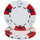 Brybelly Holdings CPCD-WHITE-25 Roll of 25 - Crown & Dice 3 Tone 14 gram - White