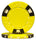 Brybelly Holdings CPCD-YELLOW-25 Roll of 25 - Crown & Dice 3 Tone 14 gram - Yellow
