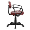Football Swivel Task Office Chair with Arms - Flash Furniture