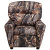 Contemporary Camouflaged Fabric Kids Recliner with Cup Holder - Flash Furniture