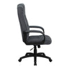 High Back Gray Fabric Executive Swivel Office Chair with Arms - Flash Furniture