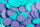 B-Token TOPLSTEM03 Embossed Tokens in Aqua with sun