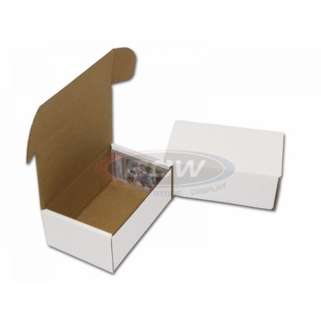Bcw Supplies: Card Box - Single Row Graded Cardboard - Bundle Of 50 (1-Bx-Gtcb)