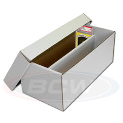 Bcw Supplies: Card Box - Graded 2-Row Shoe Cardboard - Bundle Of 25 (1-Bx-Gsb)