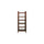 3-Shelf Folding Bookcase 14'' Wide-Walnut - Casual Home